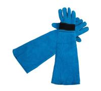 ifundom Guantes Prueba De Mordeduras De Piel Sintética para Perros y Gatos Antiarañazos Manga Larga para Soldar y Alimentar Guantes Protectores para Limpieza y Jardinería