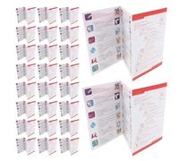 ifundom Guía de Primeros Auxilios para Senderismo 40 Pcs, Manual de Emergencia Portátil, Consejos de Supervivencia para Camping y Actividades al Aire Libre, Libro de Seguridad y