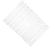 ifundom Guías de Laminación para Arcilla Polimérica 10 Piezas Acrílico Transparente 2-6 MM Regla de Grosor para Cerámica Herramientas de Medición Manualidades Uso Profesional y Bricolaje