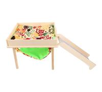 ifundom Hamaca Nido De Madera para Hámster Escondite para Hámster con Escalera Casa para Conejillo De Indias Accesorios De Juguete para para Jaula para Ratas