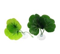 ifundom Hamaca para Pez Betta 10 Piezas con Ventosa Hojas Artificiales de Plástico para Acuarios Decoración Realista para Lecho de Desove y Zona de Descanso Accesorios para Peceras y