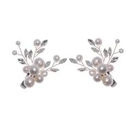 ifundom Hebillas de Clip para Zapatos de Perla y Gemas de Imitación Hechos a Mano, Accesorios Elegantes para Tacones Altos, Mujer, Boda y Fiesta, Desmontable