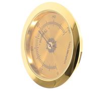 ifundom Higrómetro Compacto De Metal Para Guitarra Acústica, Monitor De Humedad Portátil Para Estuche, Medidor Preciso Para Instrumentos De Cuerda Madera