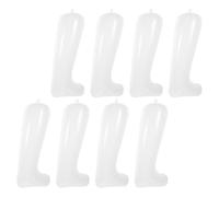 ifundom Hormas para Botas Inflables de Pvc Engrosado 50 Cm, Juego de 8 Piezas Blancas Reutilizables para Moldear y Mantener Botas Altas, Insertos Ajustables para Almacenamiento en