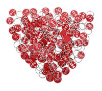 ifundom Identificadores Clave Metálicos Numerados 100 Piezas para Llaves Etiquetas para Casilleros Interiores y Exteriores en Sauna