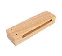 ifundom Instrumento Musical de Bloque de Madera Dura Percusión Claves Rítmicas 4 Orificios de Montaje Sonido Fuerte y Resistente para Clases de y Actividades Educativas