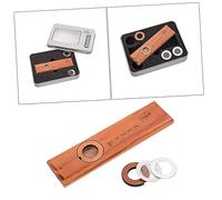 ifundom Instrumentos Musicales Para Niños madera de mirlitón kazoos metálicos mirlitón de madera kazoo a granel bulto instrumento musical niño Bambú Niño Mirlitón