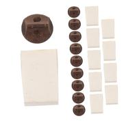 ifundom Juego de 10 Almohadillas y Puentes de Madera y Espuma para Erhu, Accesorio de Reducción de Ruido y Protección para Instrumento Tradicional Chino, Práctico para Práctica Musical