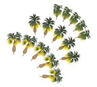 ifundom Juego de 15 Palmeras Artificiales Miniatura para Maquetas Árboles de Paisaje de Plástico en 3 Tamaños 10Cm 8Cm 6Cm Decoración de Mesa de Arena y Dioramas de Trenes