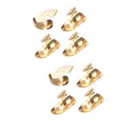 ifundom Juego de 2 Púas para Guitarra Acústica Banjo Resonador Dobro Ajustables con Púa Hueca 4 Unidades