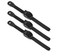 ifundom Juego de 3 Correa de Hebilla de PVC Negro, Repuesto Portátil | Piezas de Recambio para Patines en Línea Ruedas, Ajuste Seguro, Adecuado para Principiantes