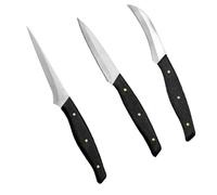 ifundom Juego de 3 Cuchillos para Tallar Frutas, Mango Ergonómico, Resistente al Desgaste, Herramienta para Tallado de Alimentos en Cocina, Cortadores para Decorar Frutas y Verduras