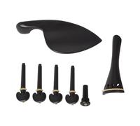 ifundom Juego de Accesorios para Reparación Profesional de Violines para Violín de Madera Sintética Negro Barbada y Clavijas, Superficie Lisa