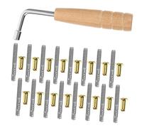 ifundom Juego De Clavos Metálicos Para Clavijas De De Arpa Lira, Accesorio De Repuesto Llave De Afinación, Conjunto De 16 Piezas Para Instrumentos De Cuerda, Adecuado Para Afinación y Mantenimiento