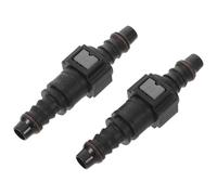 ifundom Juego de Conectores Rápidos para Línea de Combustible 7,89 Mm Id 8 Mm Manguera, Adaptadores Macho y Hembra 5/16, de Nailon Resistente, 2 Juegos Acopladores Rectos T para