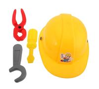 ifundom Juego de Herramientas Niñas, Kit de Ingeniería de Plástico con Casco, Alicates, Destornillador y Llave Inglesa, Juguetes Educativos de Simulación para Desarrollo Motor y Juego