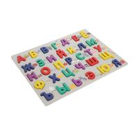 ifundom Juego de Madera Natural Alfabeto Ruso Cirílico Completo para Preescolares, Actividad Educativa de Reconocimiento de Letras y Colores, Desarrollo Motriz y Cognitivo