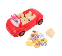 ifundom Juego De rol Coche Abierto De Picnic con Vajilla En Miniatura Y Comida De Simulación para Niños Set Completo De Juguetes De Picnic En Miniatura para Desarrollo Social Y Creatividad