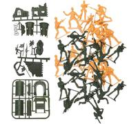 ifundom Juguetes de Soldados, Figuras de Acción de Militares de Plástico, Set de Modelos Militares Miniatura, 1 Juego para Juego Educativo y Decoración, Escala Realista, Seguro