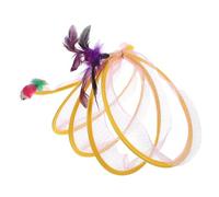 ifundom Juguetes De Túnel para Gatos Forma De s Juguete Túnel Plegable para Gatos Divierten Solos Interiores