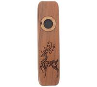 ifundom Kazoo de Madera de Nogal Profesional para Músicos E Iniciación, Instrumento de Viento Portátil Sonido Natural, Juguete Musical Camping, Instrumento Musical Kazoo Resistente