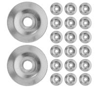 ifundom Kit de 20 Arandelas Metálicas para Reparación de Flauta, Juntas de Tornillo Autorroscantes Anticorrosivas, Accesorios Portátiles para Mantenimiento y Reparación de