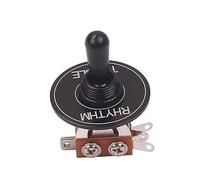 ifundom Kit De Anillo De Placa De Conmutador De Vías Para Guitarra Eléctrica Incluye Arandela Rítmica y Anillo De Treble Diseño Sin Ruido Instalación Fácil Compatible y Guitarras