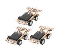 ifundom Kit De Coche Robótico Solar para Niños Pequeño, 3 Unidades, Vehículo Eléctrico Educativo DIY, Juguete Stem De Ciencia para Armar, Aprendizaje Interactivo y Proyecto Escolar Científico