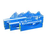 ifundom Kit de Construcción de Puente de Plástico Azul 20x5.5x4cm para Experimento de Construcción, Conceptos de Ingeniería y Fomenta Colaboración en Grupo