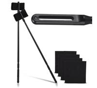 ifundom Kit de Limpieza para Flauta 2 Varillas y 4 Paños, Herramientas Duraderas para Limpieza Eficaz de Instrumentos de Viento, Accesorio Adecuado para Mantenimiento de Flautas y Cuidado