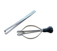 ifundom Kit de Reparación de Relojes de Portátil y Abrazadera de Aguja para Reparación Precisa Extractor de Pasadores Elásticos de Acero Manos de Reloj