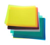 ifundom Láminas de Celofán de Colores A4 Papel Celofán Translúcido para Manualidades 50 Hojas 10 Colores X 5 Unidades Papel para Envolver Decoración y Proyectos Infantiles
