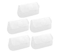 ifundom Láminas de Malla Plástica para Manualidades 5 Piezas Lienzo de Plástico 2 MM Agujeros Accesorio para Hacer Bolsos de Ganchillo y Bordado Material Versátil para Proyectos DIY