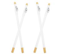 ifundom Lápices de Blanco para Delinear Cejas y Línea Capilar con Sacapuntas Integrado, Set de 4 Piezas para Barba y Bigote, Herramienta de Precisión Resistente al Agua para Cuidado