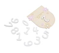 ifundom Letrero de Madera para Anunciar El Nacimiento de Un Bebé Tarjetas de Millas Placas Tarjetas Mensuales para Accesorios de Fotos Impresión a Doble Cara Recuerdos para Recién Nacidos