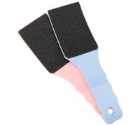 ifundom Lima para Pies de Doble Cara 2 Piezas Mango Curvo Plástico Resistente Exfoliante Manual Removedor de Piel Muerta para Cuidado de Pies en Ducha Colores Azul y Rosa S32