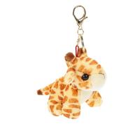ifundom Llavero Colgante de Peluche de Animal Jirafa Decoración para Mochila y Bolso Juguete Suave Diseño Adorable Accesorio Portátil para Obsequio y Uso Diario