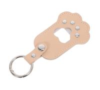 ifundom Llavero Conmemorativo para Pelo de Mascota PU Porta y Almacenamiento de Cabello de Perro y Gato Recuerdo Portátil y Diseño de Pata Creativa