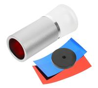 ifundom Lupa de Gemas Multifuncional para Joyería Aumento Óptico 30X Aleación de Cobre Plateada Diseño Compacto y Portátil para Identificación de Gemas y Trabajos Artesanales