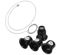 ifundom Lupa para Relojero y Joyero 5 Piezas con Aumentos 5X 10X 15X 20X Lupa Portátil con Alambre de Acero para Inspección Precisa Kit Profesional de Reparación de Relojes y Joyería