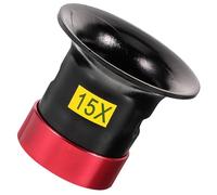 ifundom Lupa para Reparación de Relojes Diadema Ajustable 15x, Lente de Vidrio Metalizada para Trabajos de Cerca y Joyería, Herramienta Esencial para Relojeros y Precisión en