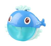 ifundom Máquina de Burbujas para Baño Forma de Ballena, Juguete de Plástico Seguro para Pequeños, sin Batería, Juguete de Baño Ligero y Portátil para Ñiño