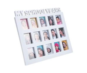 ifundom Marco de Fotos del Año Escolar Marco de Exhibición Historia del Crecimiento de Niños Y Niñas Recuerdo Familiar Elegante Ampliación para El Hogar
