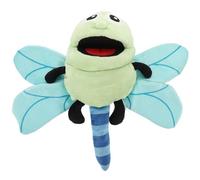 ifundom Marioneta de Mano de Libélula de Peluche Suave, Juguete Interactivo Educativo, Títere Narrador de Cuentos para Desarrollo Motor y Juego Entre Padres E Hijos
