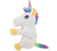 ifundom Marioneta de Mano Unicornio Realista, Juguete Creativo de Peluche Interactivo, Marioneta Educativa de Animal de Felpa Completa, Adecuado para Contar Historias y Juegos