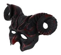 ifundom Máscara De Cuerno De Halloween Cabeza De Oveja Máscara De Cosplay Monstruo Demonio De Halloween Craneo Animal Máscara De Bestia Monstruo Tiara Cráneo Constituir El Plastico Bocina