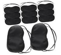 ifundom Máscara Para Dormir Ojos 24 Piezas Pack a Granel Banda Elástica Antifaz Transpirable Negro Para Viajes Descanso y Aliviar Fatiga Ocular En Casa, Oficina y Avión