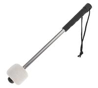 ifundom Maza Para Bombo Con Cabeza De Fieltro De Lana y Mango De Acero Inoxidable Accesorio Para Instrumentos De Percusión Repuesto Duradero Para Batería Musical