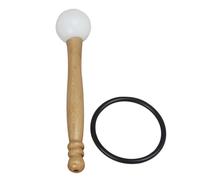 ifundom Mazo De Goma Para Cuenco Tibetano Circular, Kit De Varilla De Madera Para Meditación y Sonidos Relajantes, Accesorio Para Cuencos Cantores En Yoga, Templo y Sala De Meditación