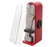 ifundom Metrónomo Mecánico Mini para Piano y Batería, Metrónomo de Ritmo Preciso Color Rojo, Accesorio Musical Portátil para Guitarra, Violín y Exámenes de Música